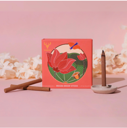 Natural Mogra Dhoop Sticks (25 Sticks Pack of 1)